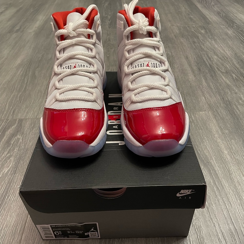 Jordan Cherry Retro 11 Size 6.5y (2022) Brand New with Box Authentic Never Worn